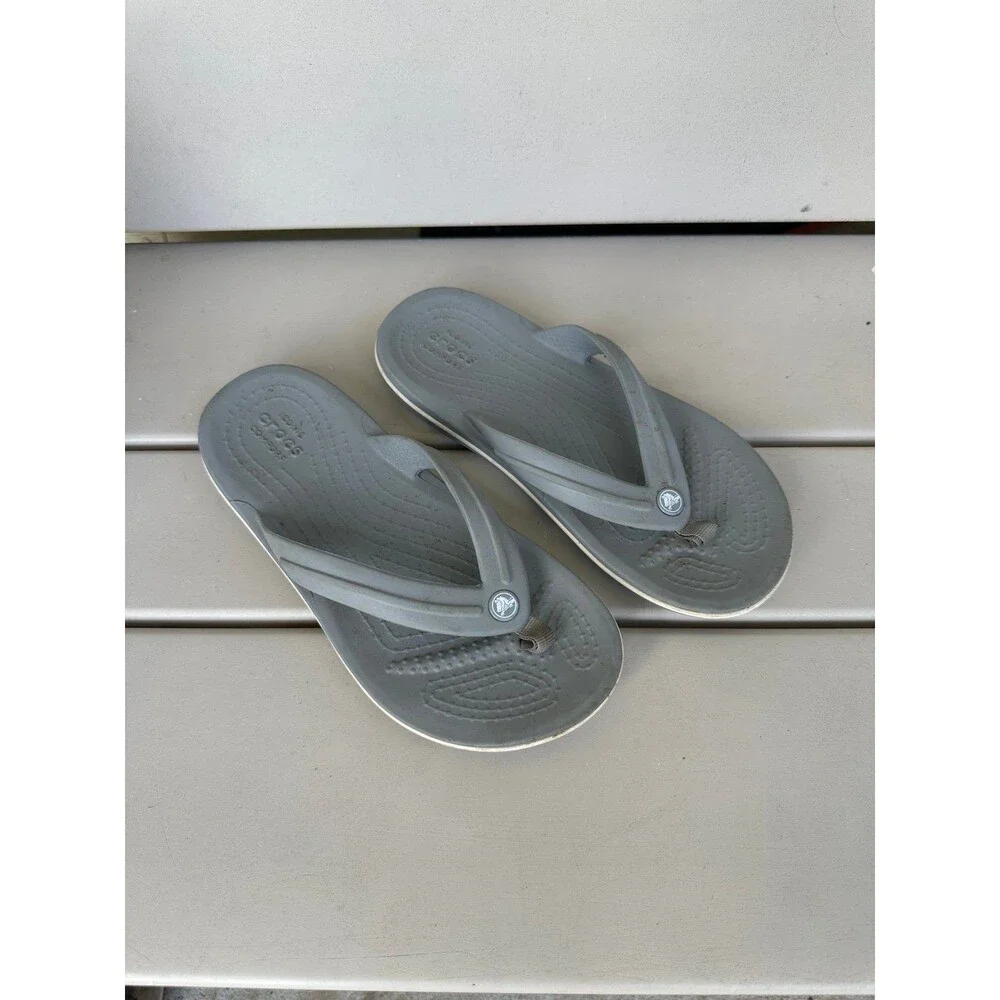 Crocs Kids Crocband Coslite Iconic Comfort Comfy Slip On Flip Flops Slippers 2